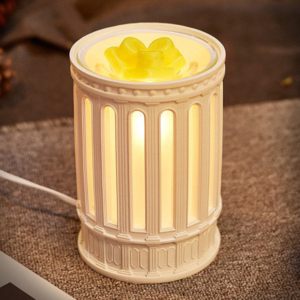 Roman Column Wax-Melting Lamp
