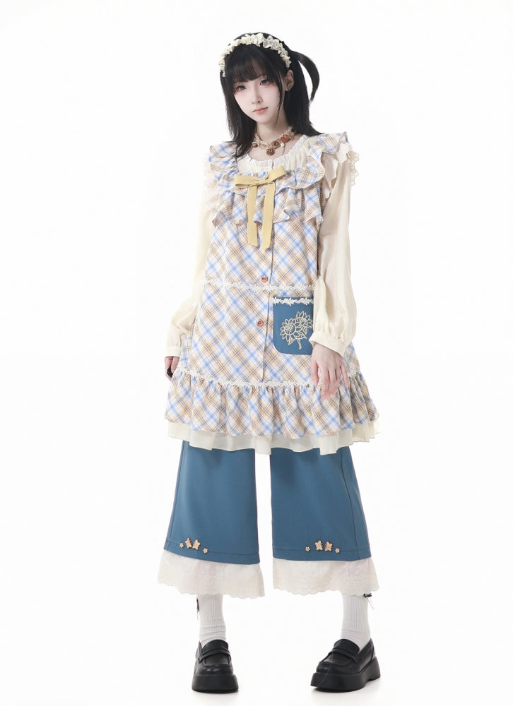 Sunflower-Inspired Summer Design Camisole Top / Shirt / Skirt / Pants