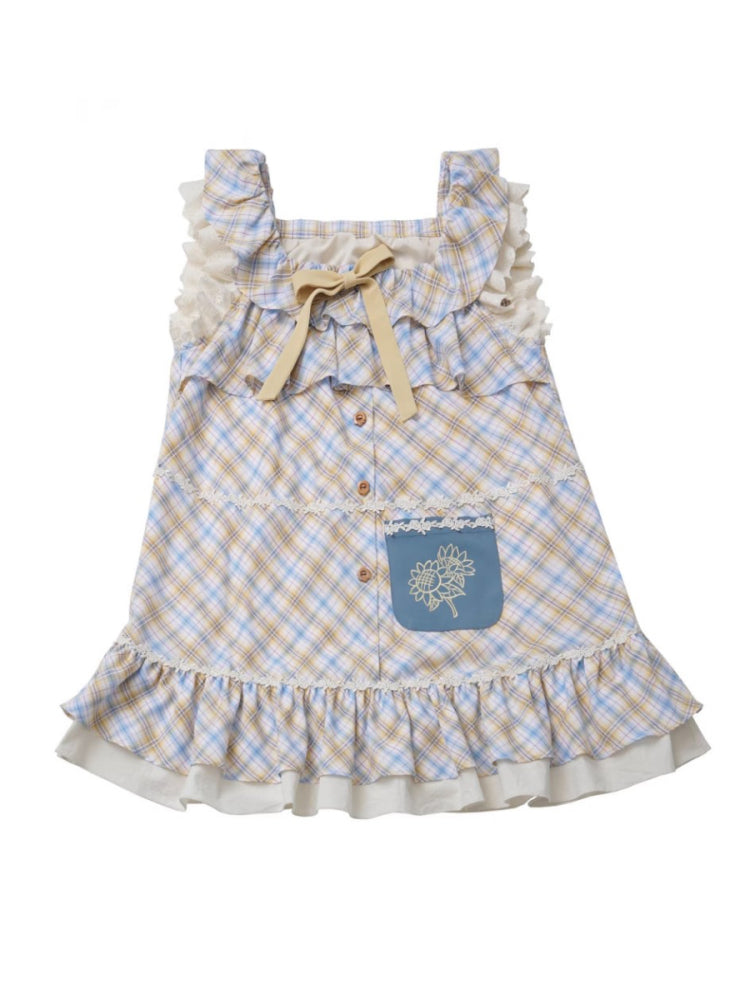 Sunflower-Inspired Summer Design Camisole Top / Shirt / Skirt / Pants