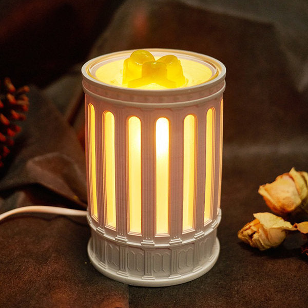 Roman Column Wax-Melting Lamp