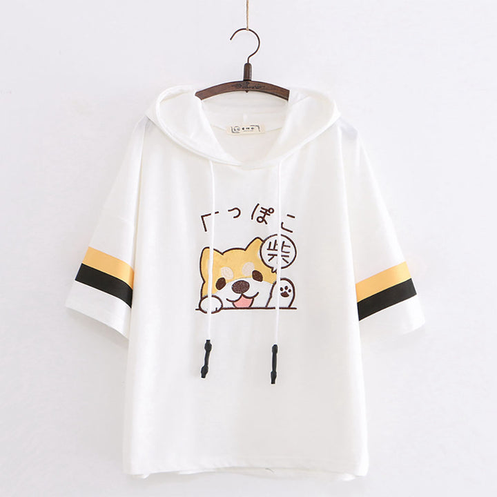 Japanese Style Shiba Inu Hoodie T-Shirt