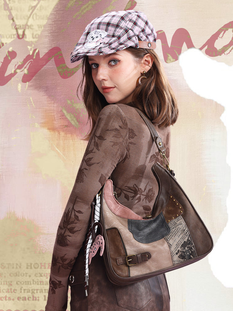 American Vintage Style Shoulder Bag