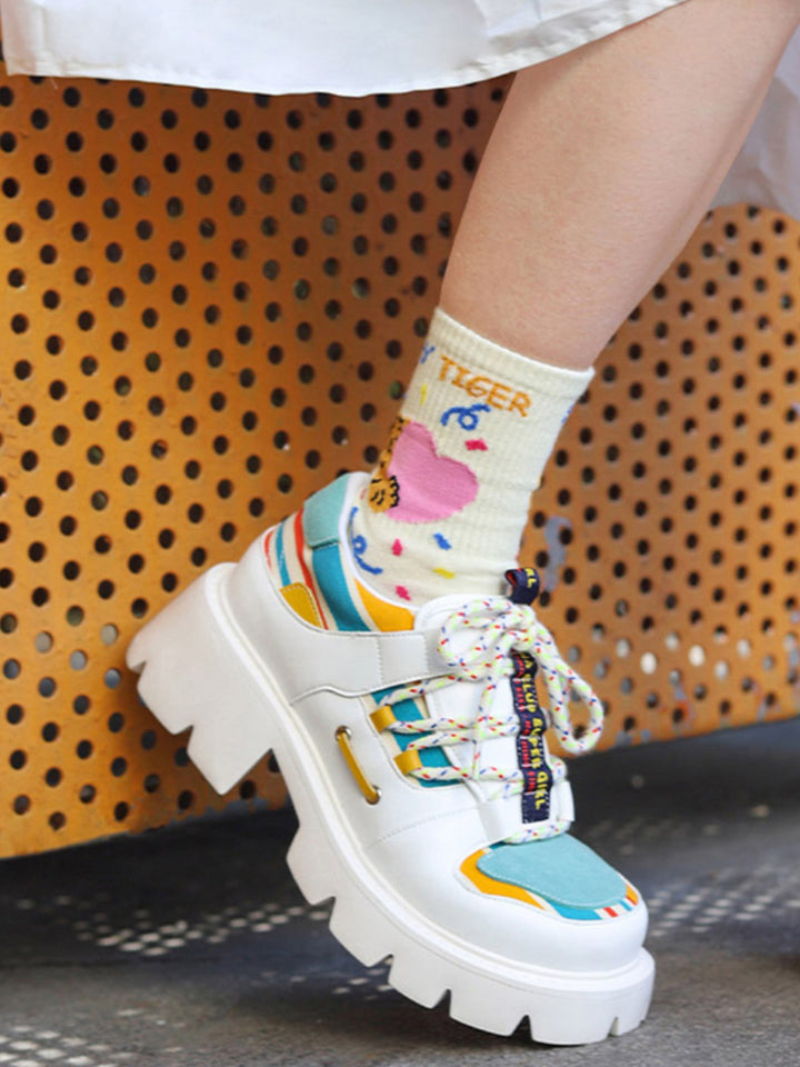 SUPER GIRL flat shoes