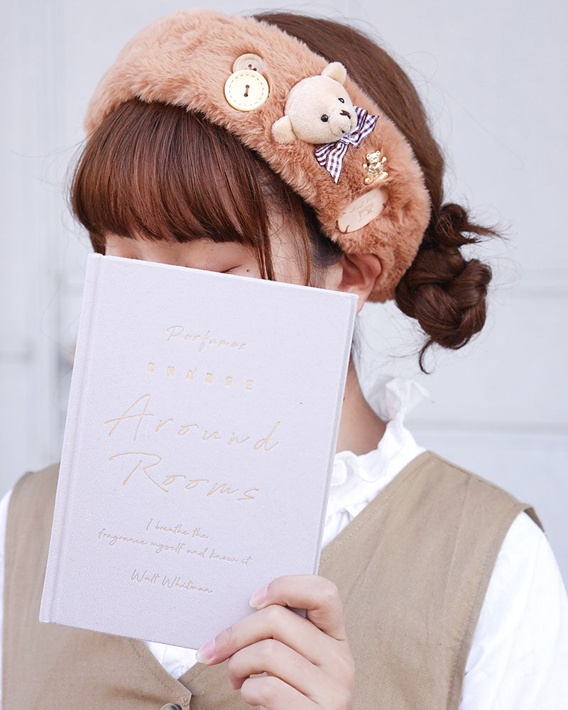 Plush Faux Fur Bear Headband