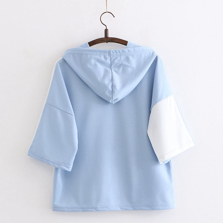 Kawaii Milk Monster Front Pocket T-shirt