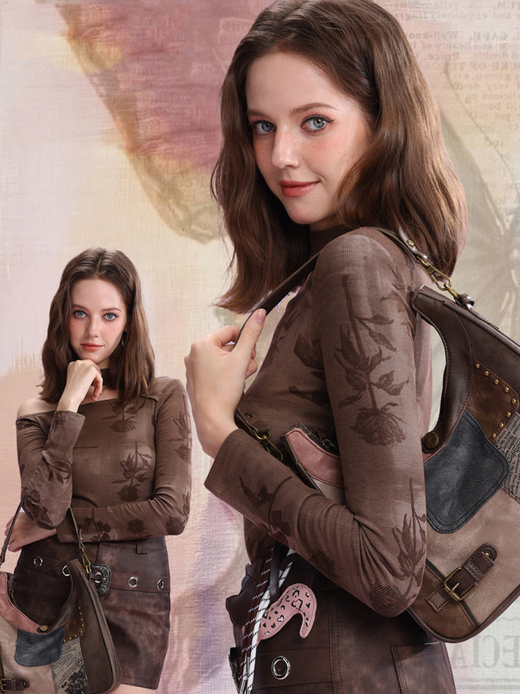 American Vintage Style Shoulder Bag