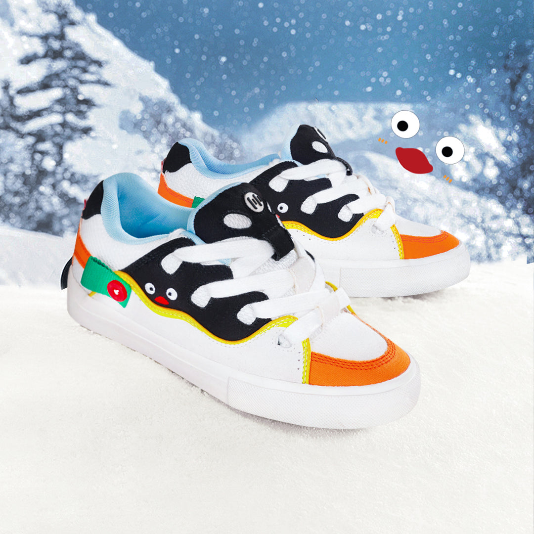 Penguin-Inspired Puffer Shoes