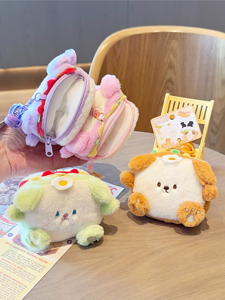 Sandwich Plush Coin Purse