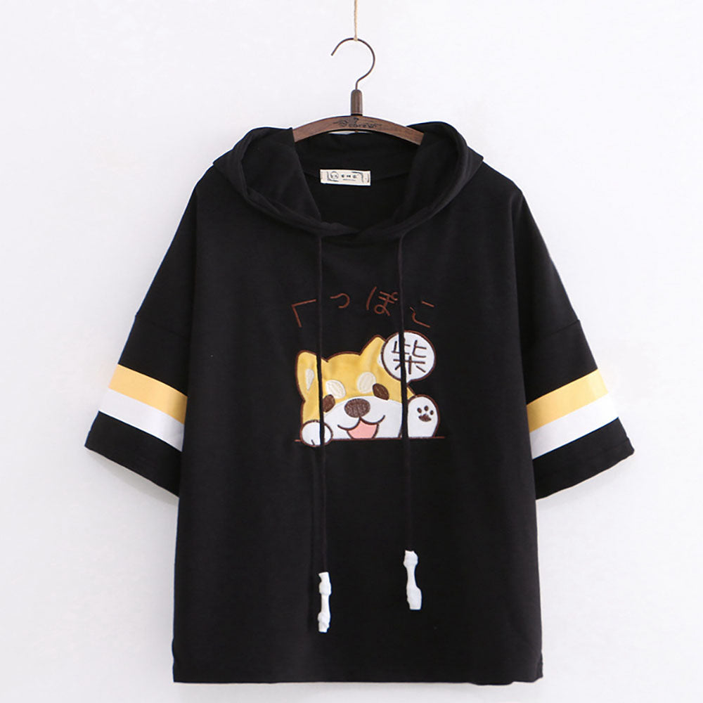 Japanese Style Shiba Inu Hoodie T-Shirt