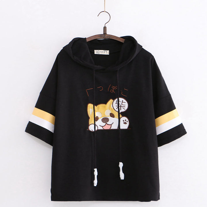Japanese Style Shiba Inu Hoodie T-Shirt