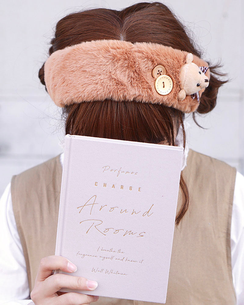 Plush Faux Fur Bear Headband