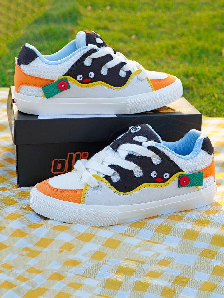 Penguin-Inspired Puffer Shoes