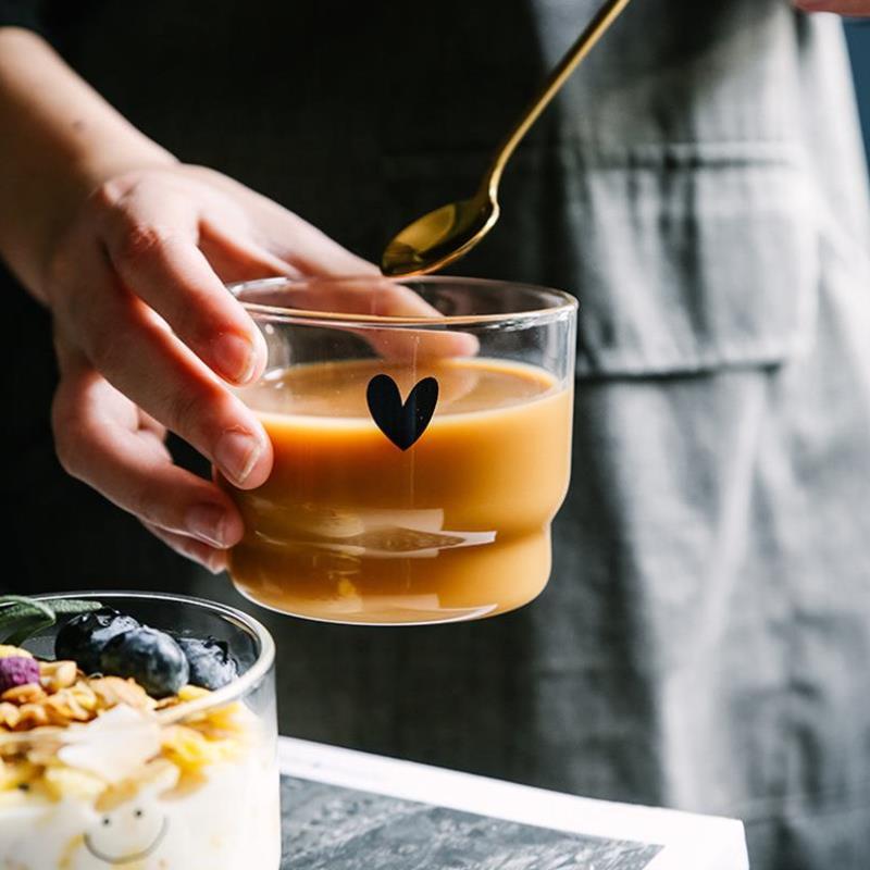 Smiling Heart Glass Mug