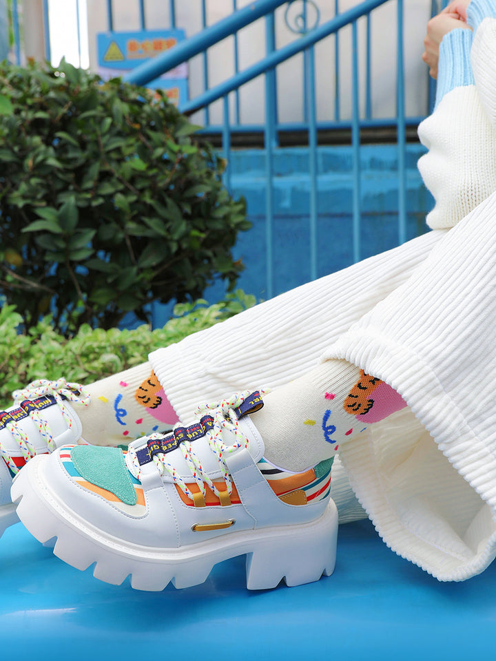 SUPER GIRL flat shoes