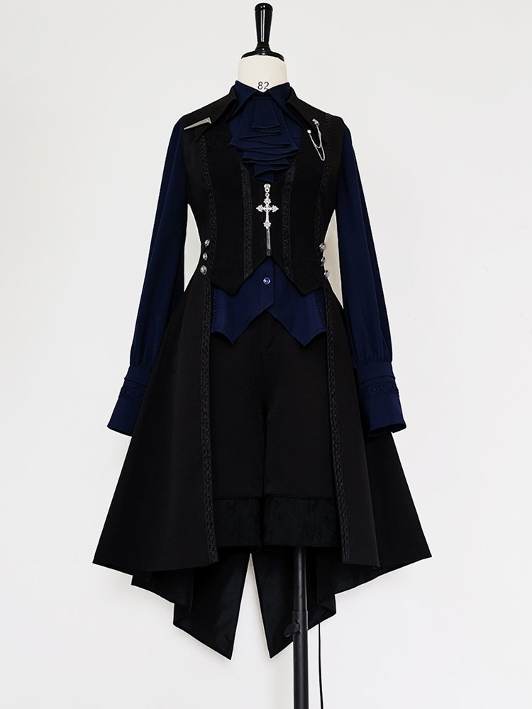 Lolita Medieval Little Prince Tailcoat Long Vest