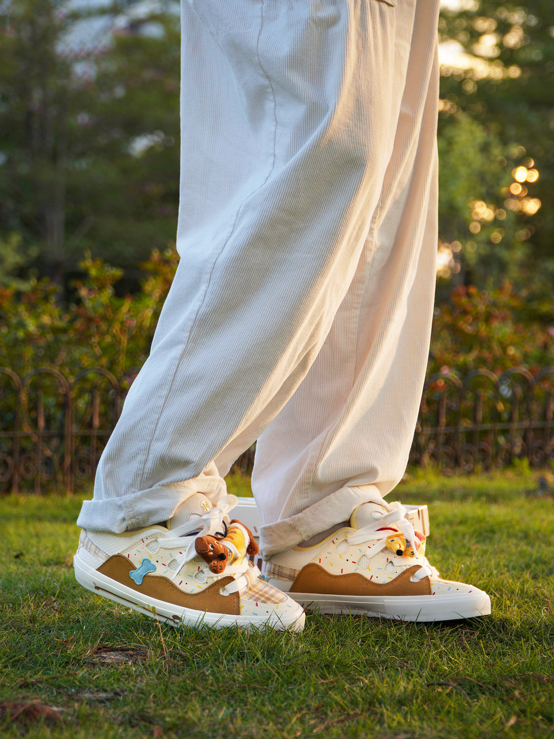 Puppy-Themed Puffer Shoes