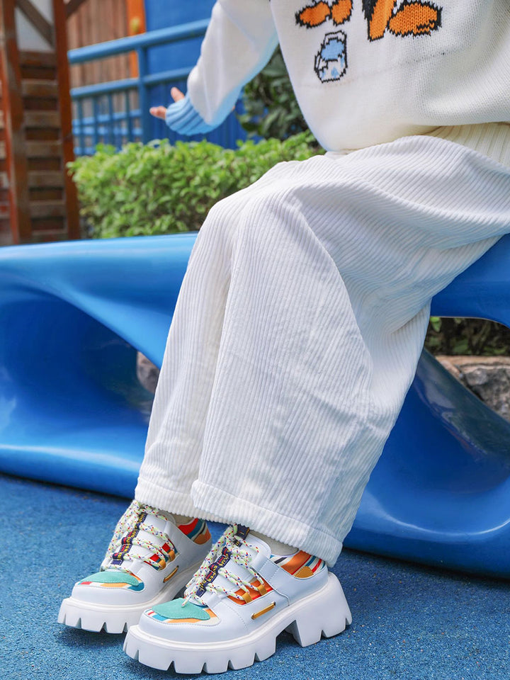 SUPER GIRL flat shoes