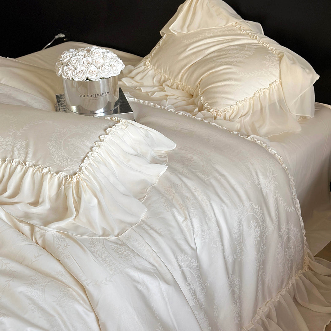 Luxury French Style Ruffle Cotton Bedding Set