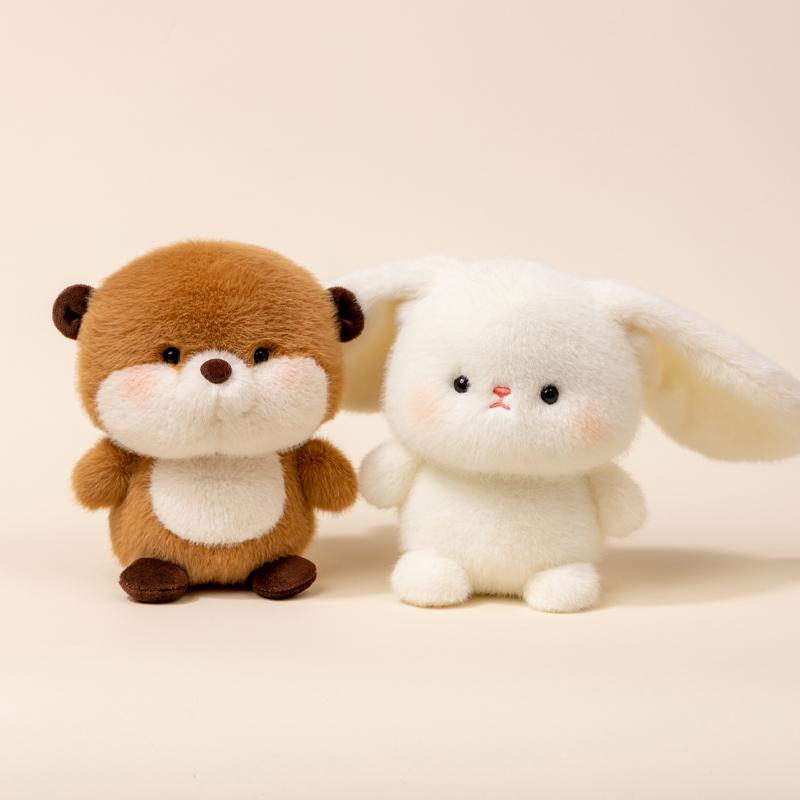 Rabbit & Friends Adorable Plush Toy- Bear, Sheep, Penguin, Badger, Pig, Fox, Elephant ,Red Panda and more