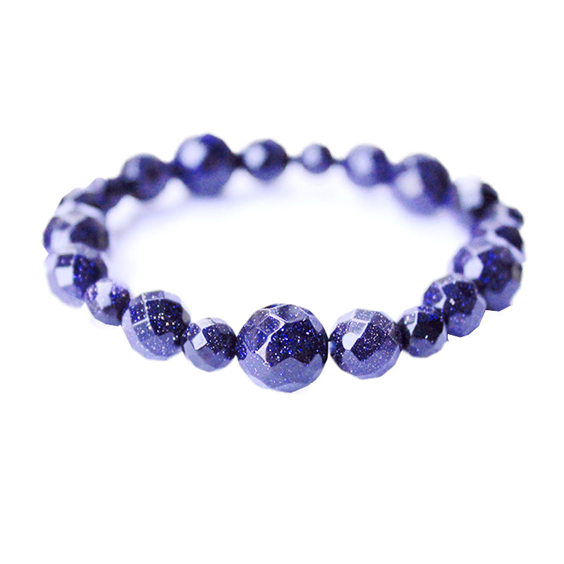 Sparkling Blue Gemstones Galaxy Bracelet