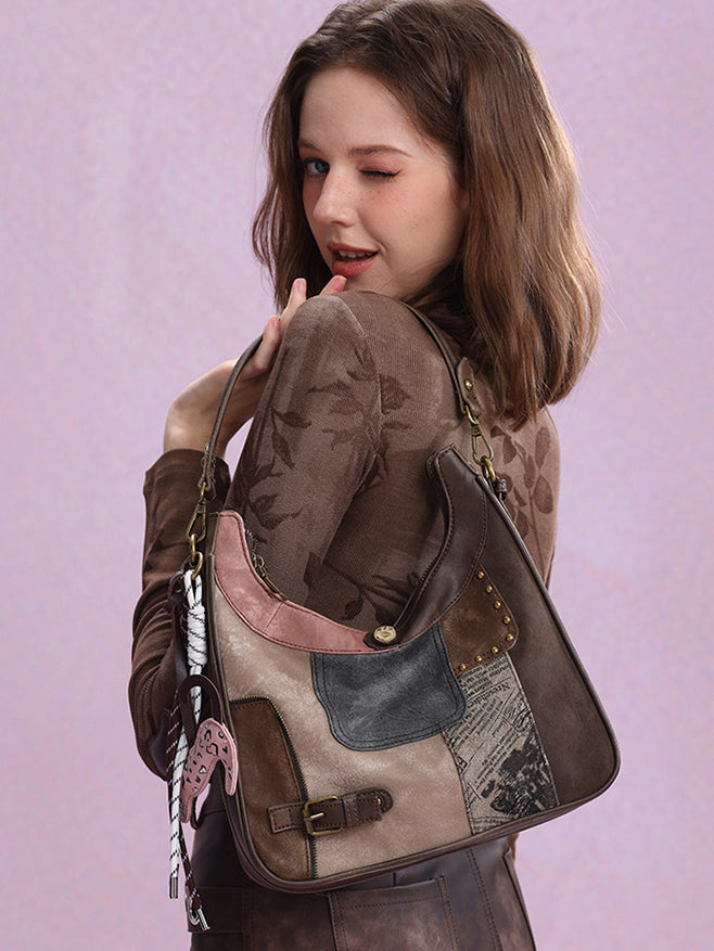American Vintage Style Shoulder Bag