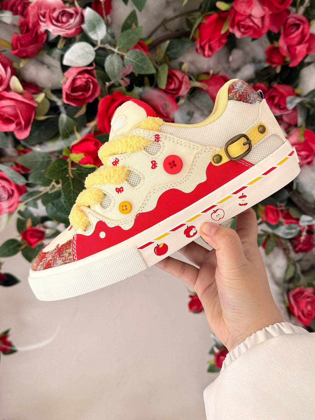 Apple-Inspired Casual Puffer Shoes