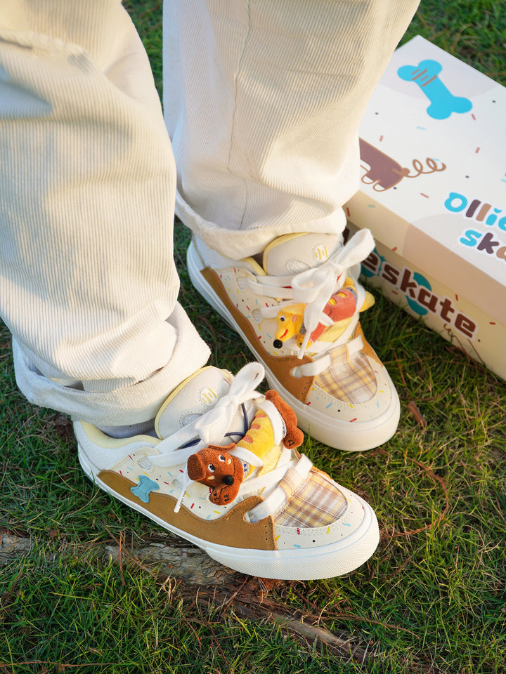 Puppy-Themed Puffer Shoes