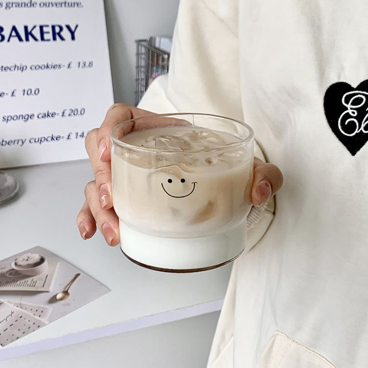 Smiling Heart Glass Mug