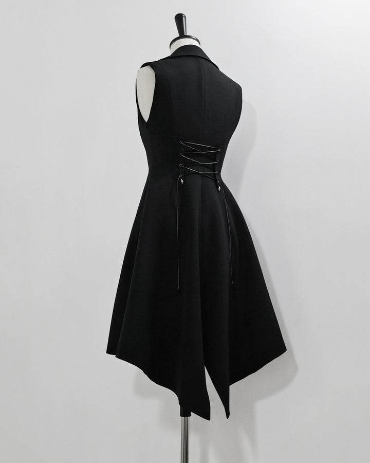Vintage Dark Lolita Medieval Slim Long Vest