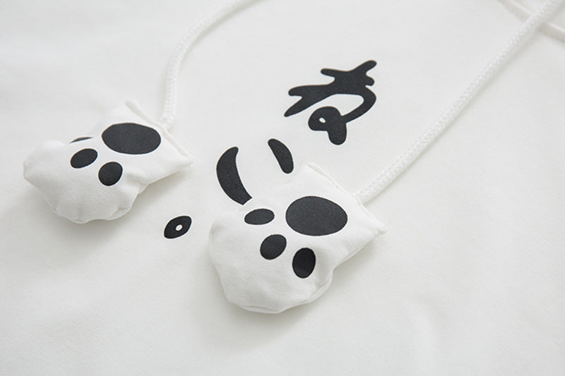 Japanese Kawaii Cat Kitten Print Summer Hoodie