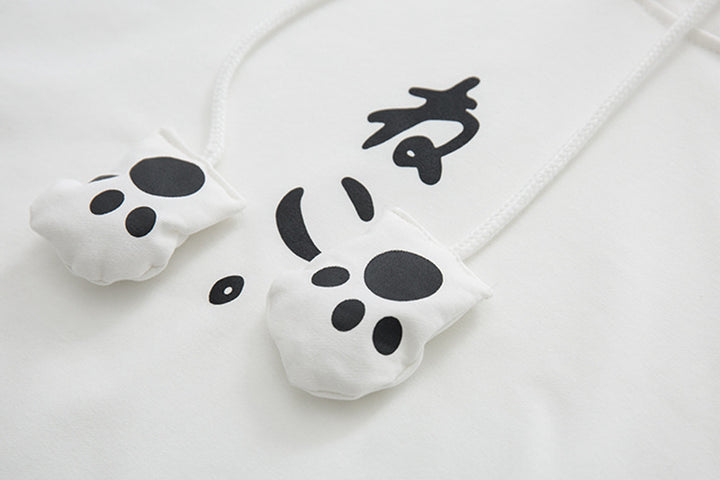 Japanese Kawaii Cat Kitten Print Summer Hoodie