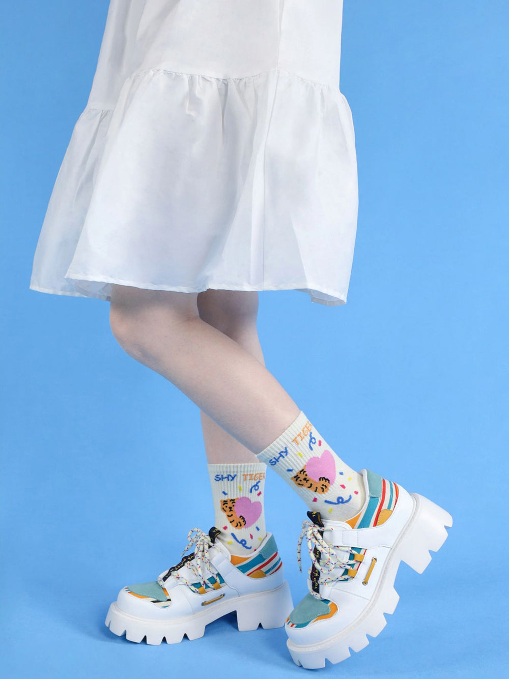 SUPER GIRL flat shoes