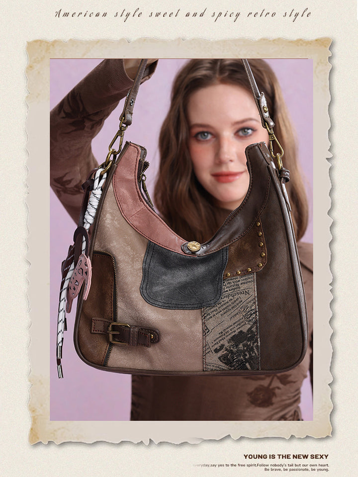 American Vintage Style Shoulder Bag