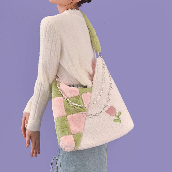 Pastel Tulip Tote Bag