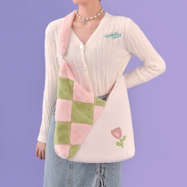 Pastel Tulip Tote Bag