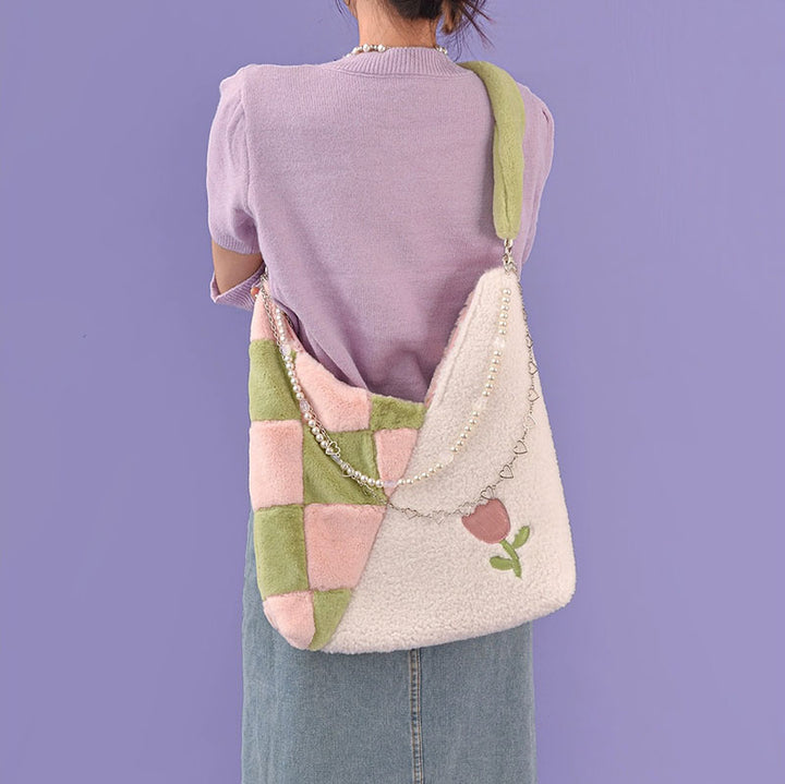 Pastel Tulip Tote Bag
