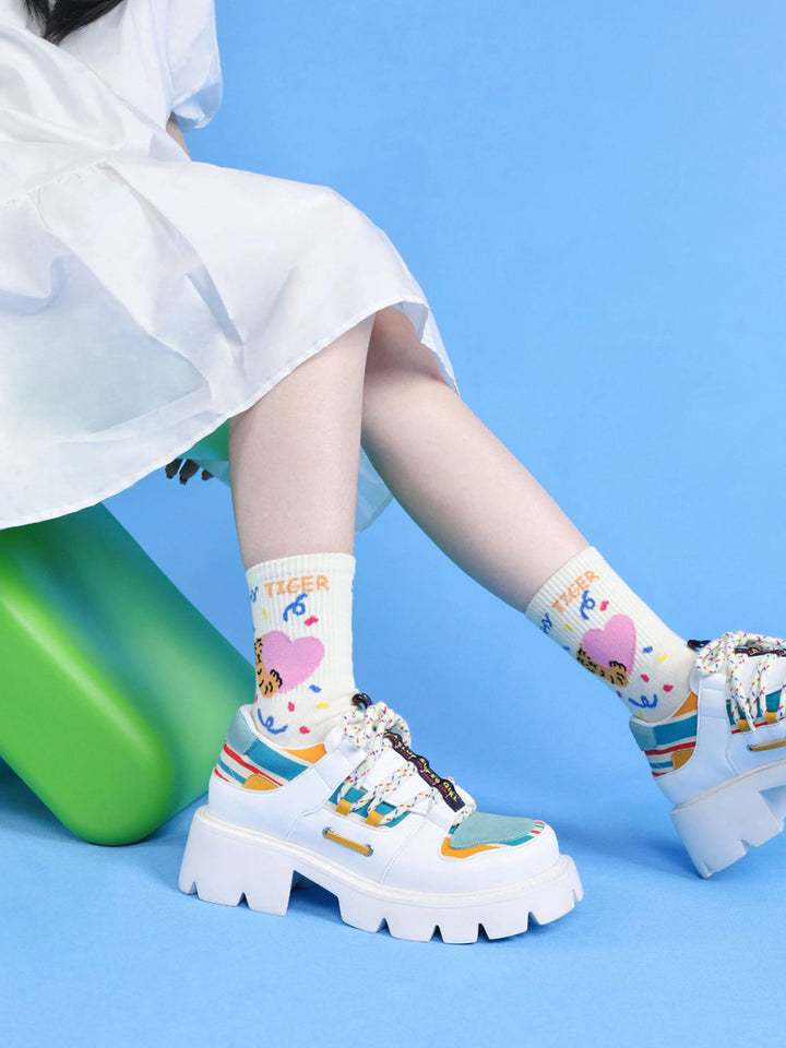 SUPER GIRL flat shoes