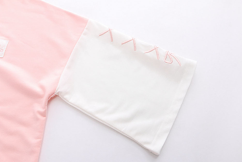 Japanese Two-Toned Fruit Long Sleeve T-shirt