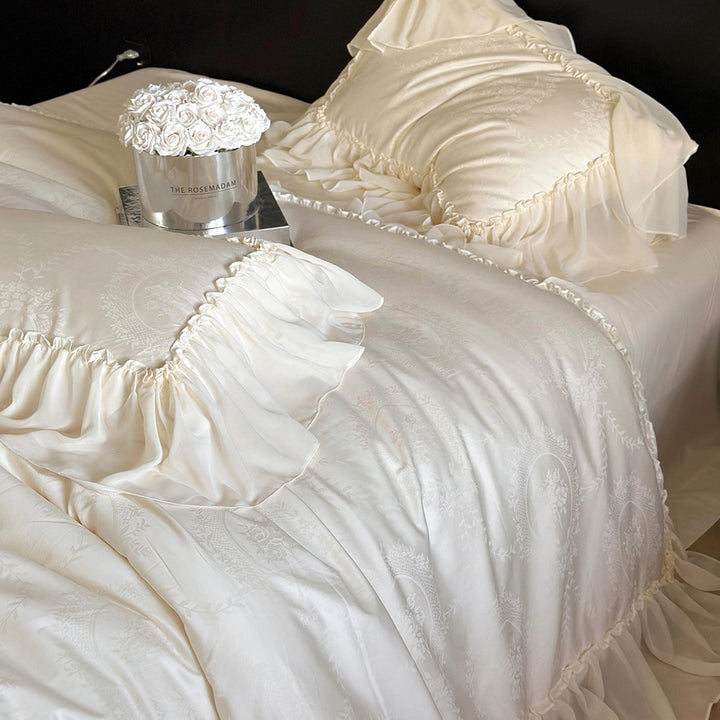 Luxury French Style Ruffle Cotton Bedding Set