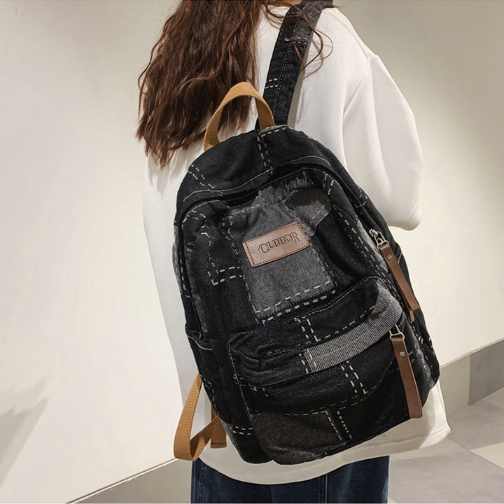 Vintage Denim Backpack