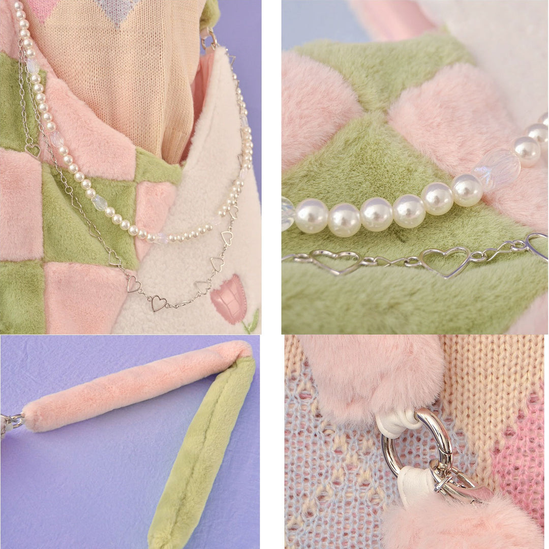 Pastel Tulip Tote Bag