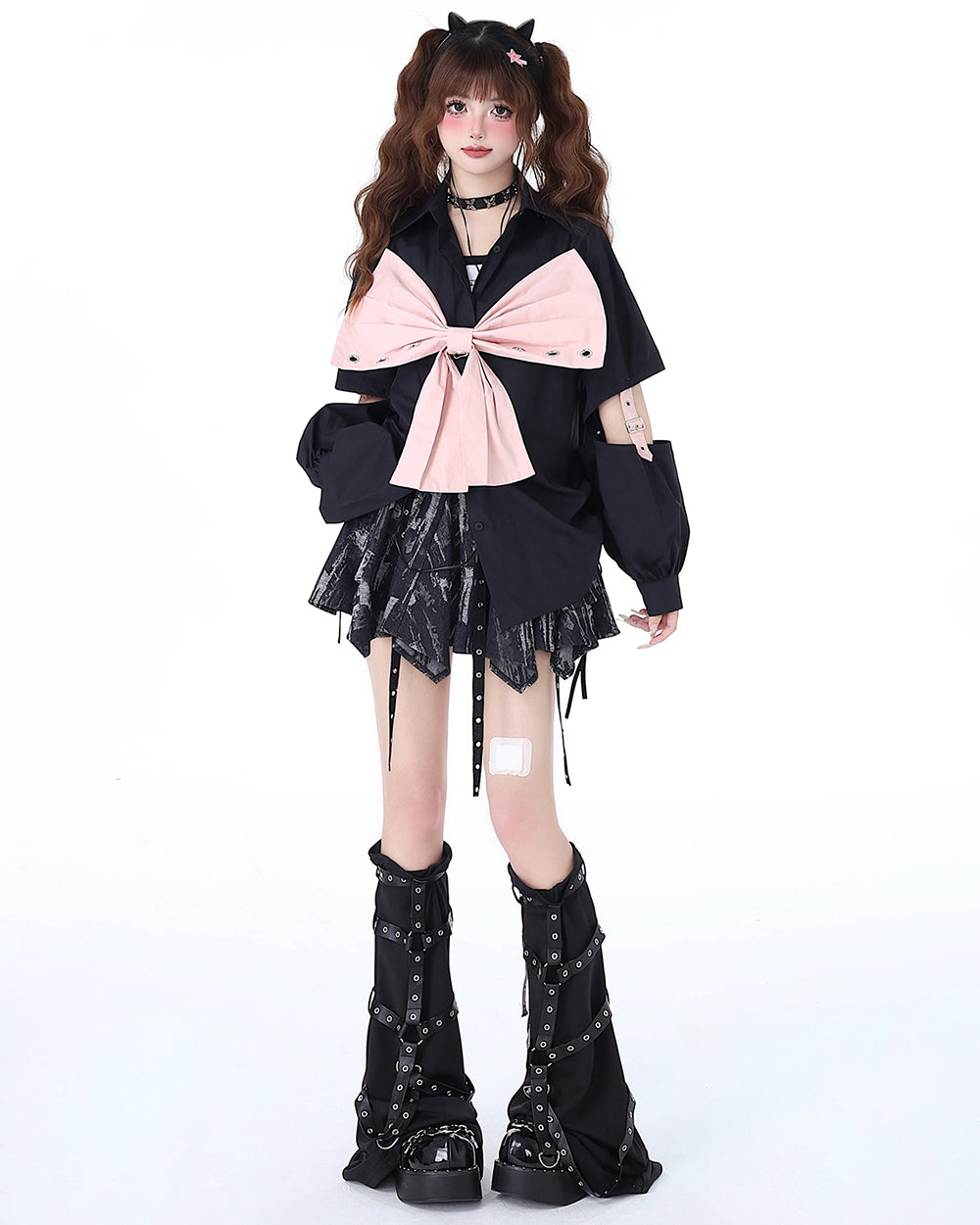 Tie-Dye Irregular Vintage Spring/Summer Denim Half Skirt