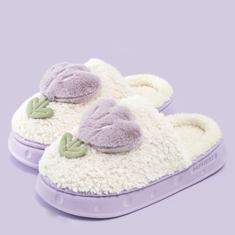 Tulip Plush Slippers