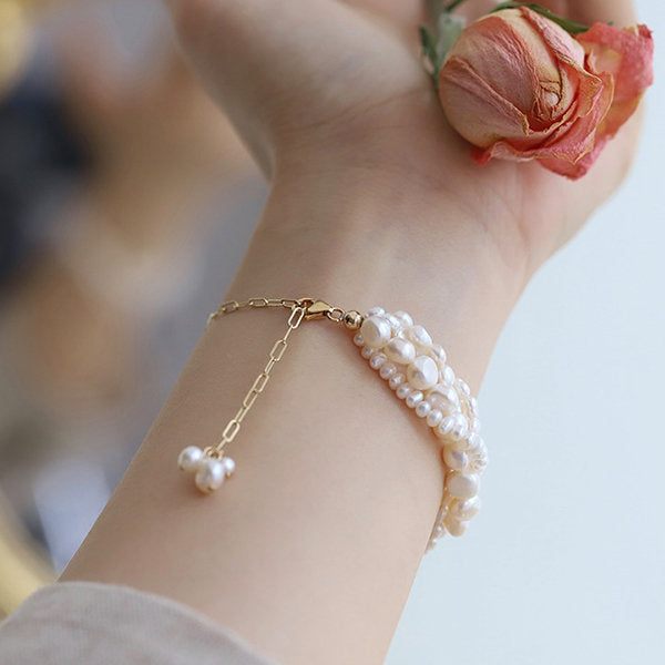 Multi-layered Pearl Bracelet
