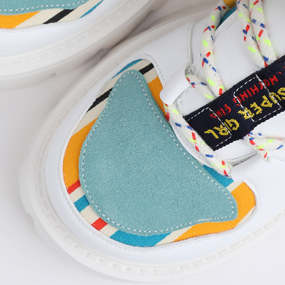 SUPER GIRL flat shoes