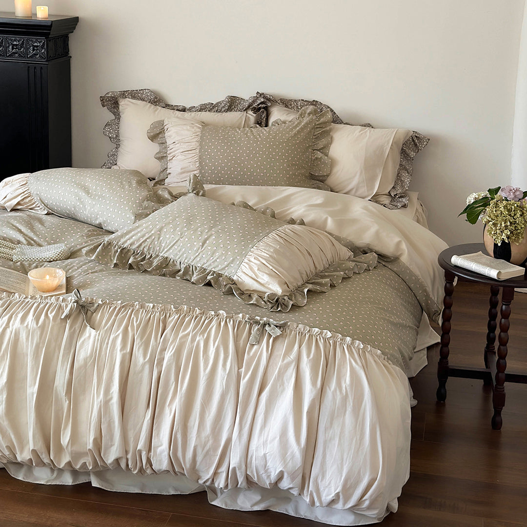 Vintage Farmhouse Cotton Bedding Set