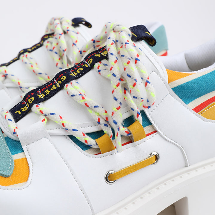 SUPER GIRL flat shoes