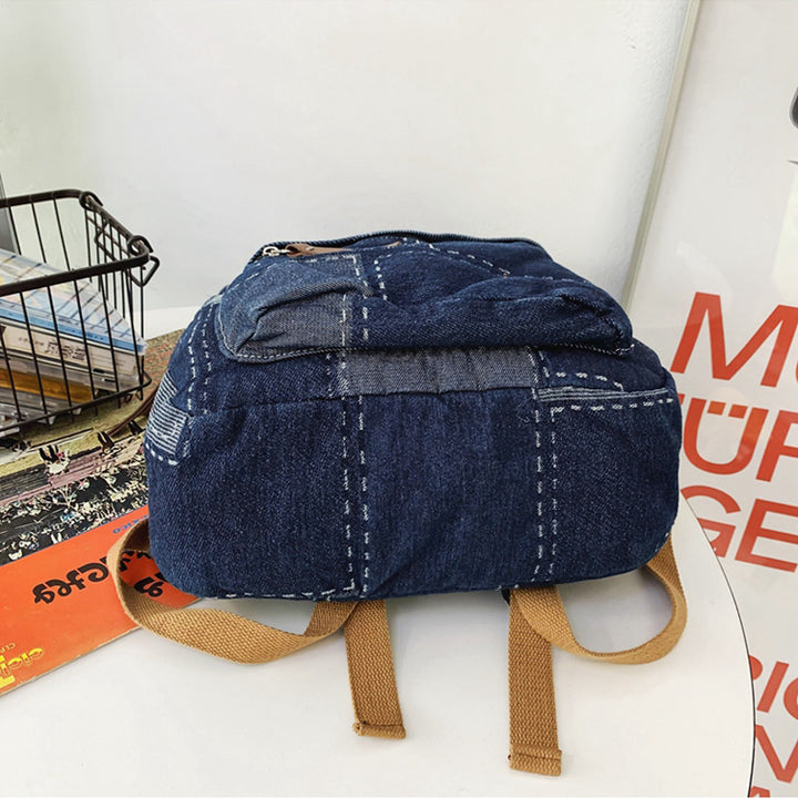 Vintage Denim Backpack