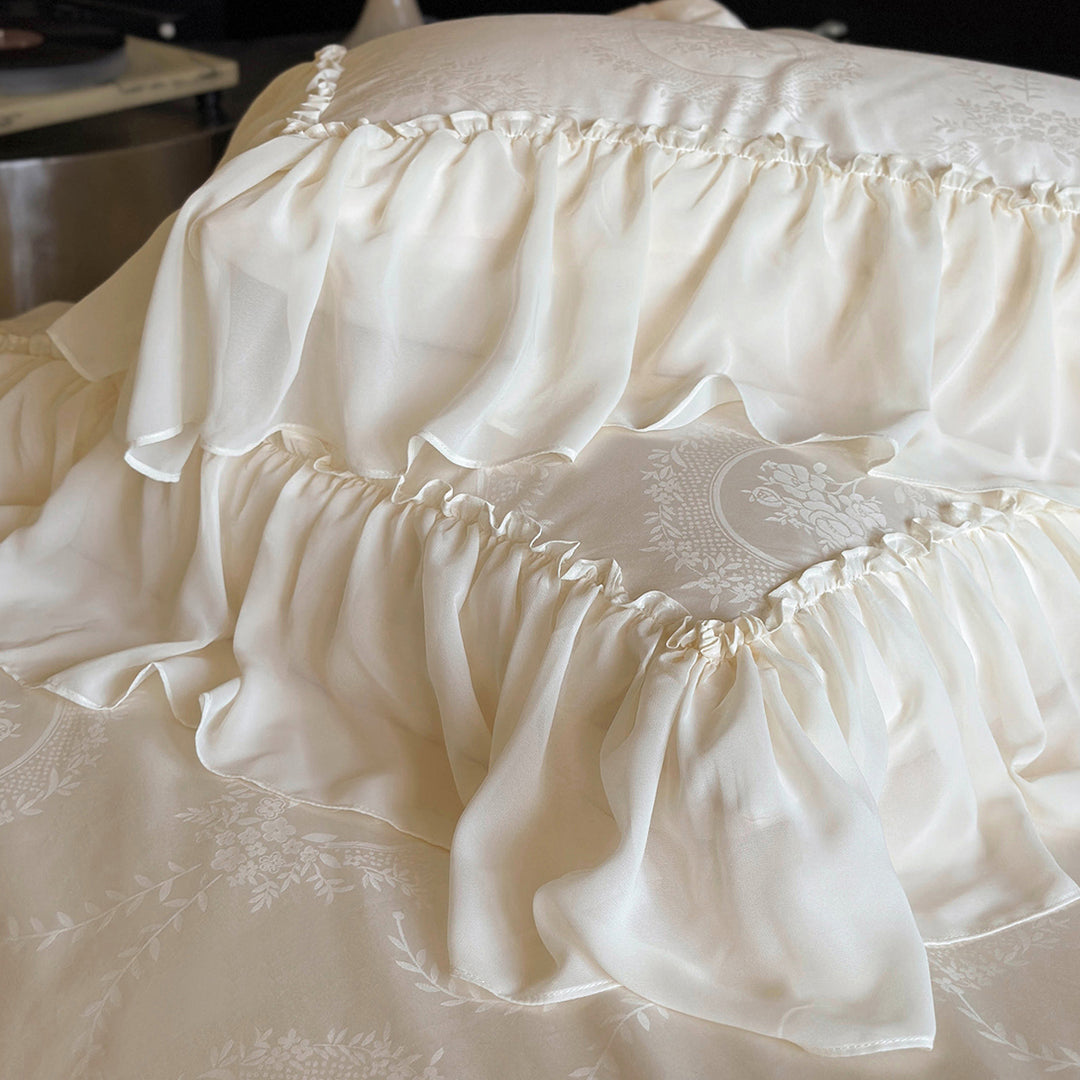 Luxury French Style Ruffle Cotton Bedding Set