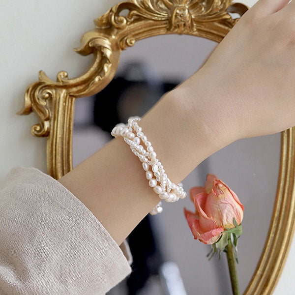Multi-layered Pearl Bracelet